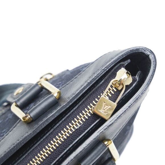 Louis Vuitton Monogram Mini Lucile PM Tote Navy Canvas Leather - Picture 5 of 7